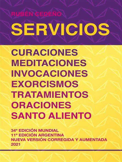 Title details for Servicios by Rubén Cedeño - Available